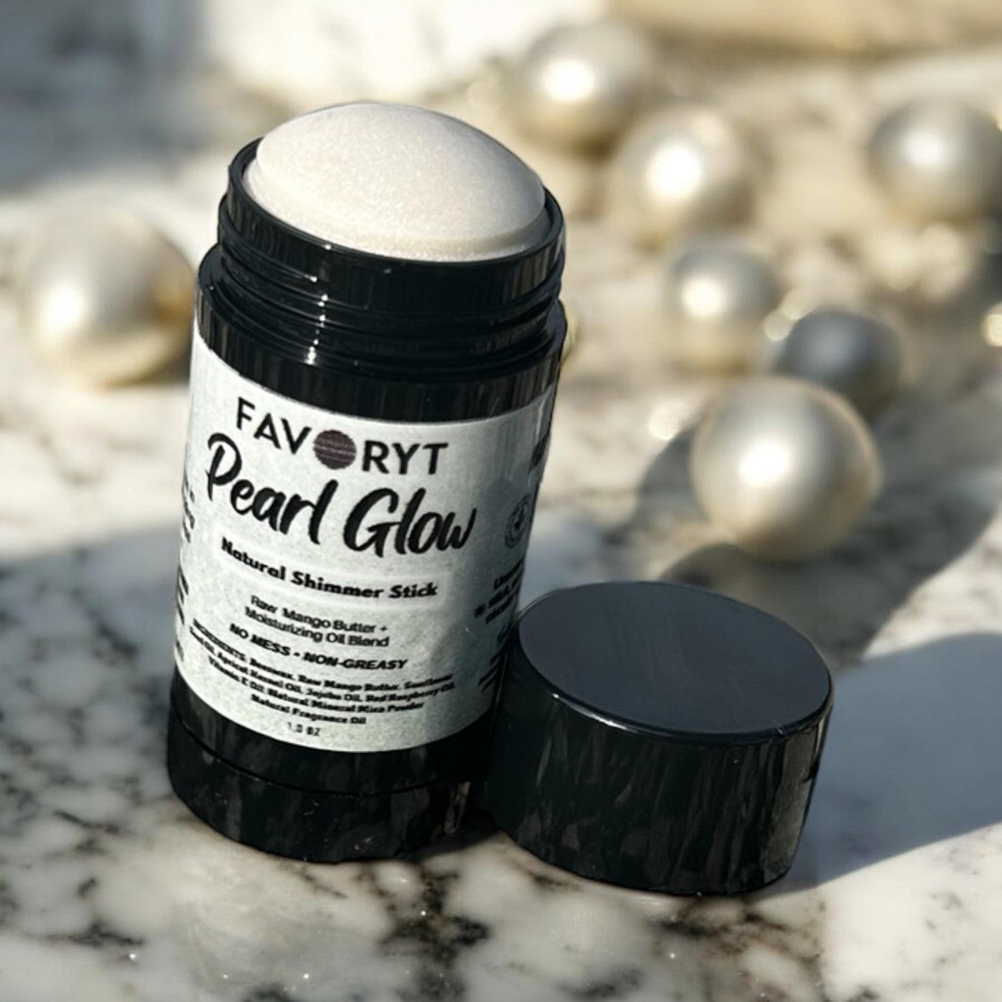 Pearl Glow Natural Shimmer Skin Balm Stick