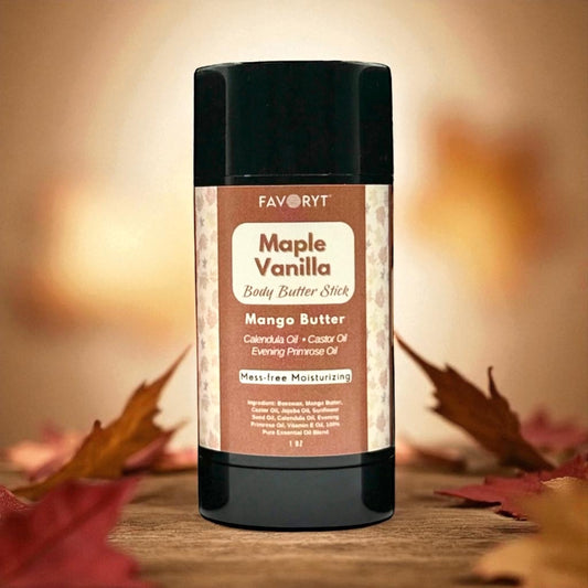 Maple Vanilla Body Butter Stick – Limited Edition Holiday Moisturizer