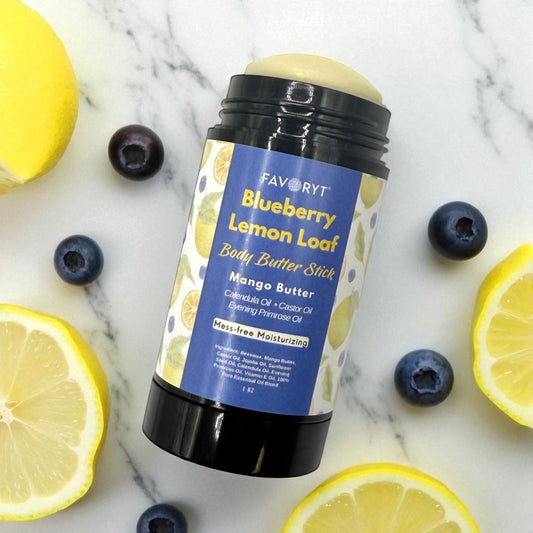 Blueberry Lemon Loaf Body Butter Stick – Limited Edition Holiday Moisturizer