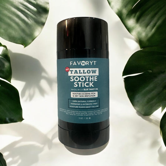 Tallow Soothe Stick Skin Balm Stick for Eczema and Dry, Cracked Skin, Soothing effect for itch and irritation