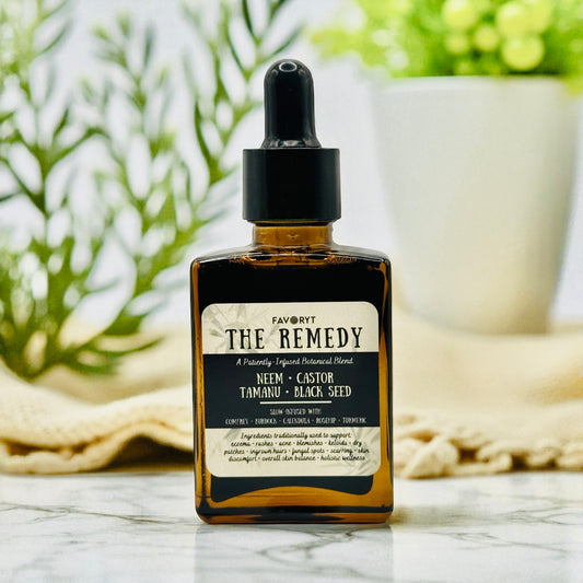 The Remedy – Herbal Wellness Oil for Skin, Scalp & Internal Balance