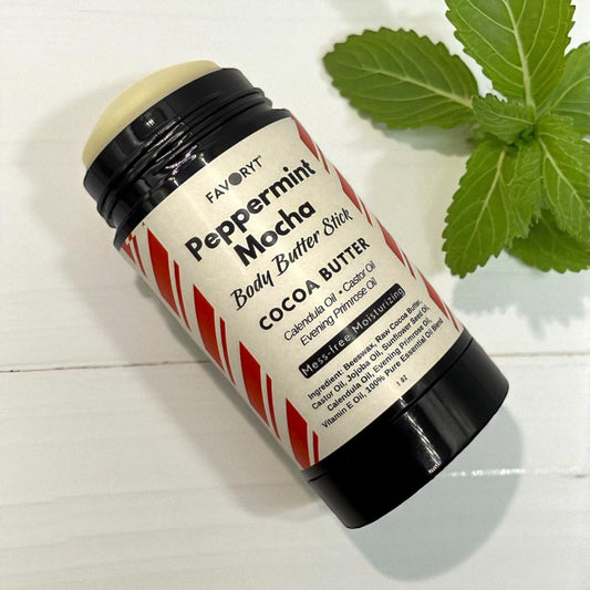 Peppermint Mocha Body Butter Stick – Limited Edition Holiday Moisturizer