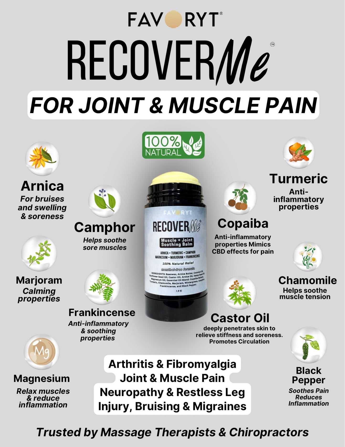 RecoverMe Balm Stick