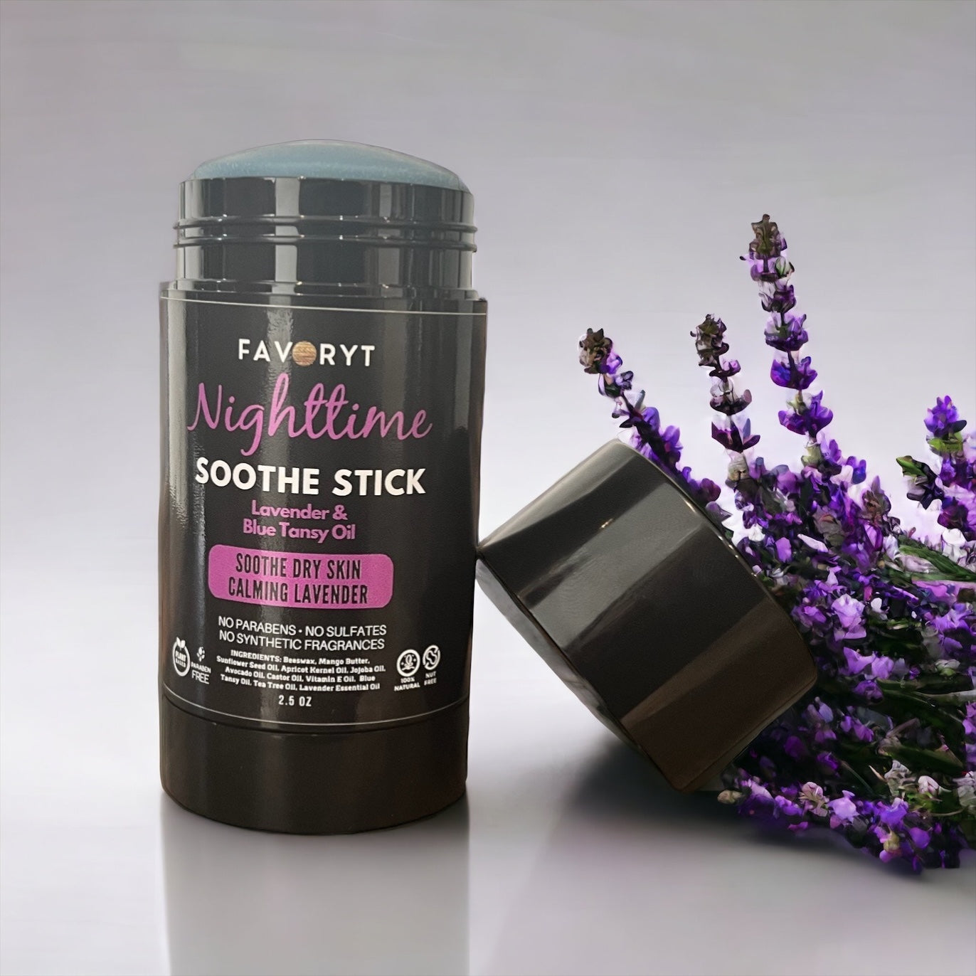 lavender and tea tree oil for eczema Nighttime Soothe Stick with Lavender for Eczema and Dry, Cracked Skin, – FAVORYT BRAND