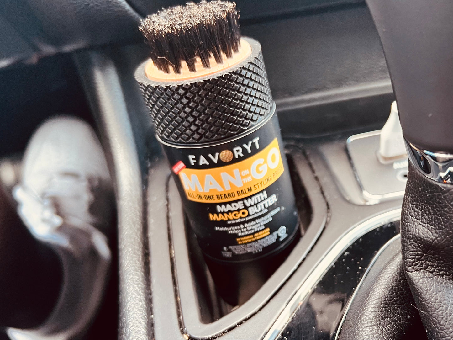 Man on the Go Beard Styling Balm and Brush - FAVORYT BRAND