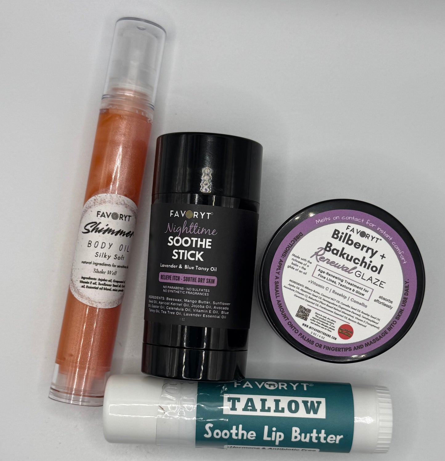 FAVORYT Mother’s Day Self-Care Set | Custom Natural Skincare Gift Bundle