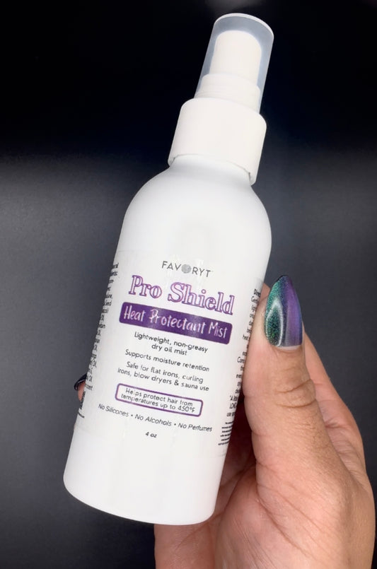 Pro Shield Heat Protectant Mist — 100% Natural Dry Oil for Sauna & Styling
