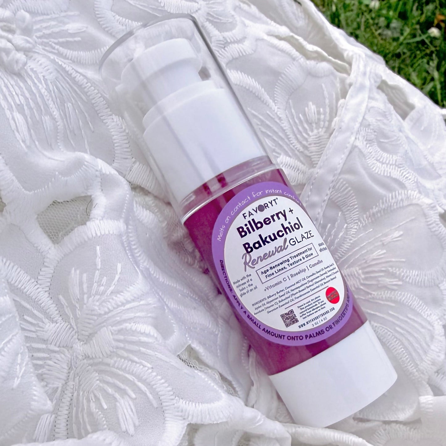 Bilberry + Bakuchiol Renewal Glaze – Radiance for a Soft, Dewy Glow | Our Glass Skin 100% Natural Retinol Alternative