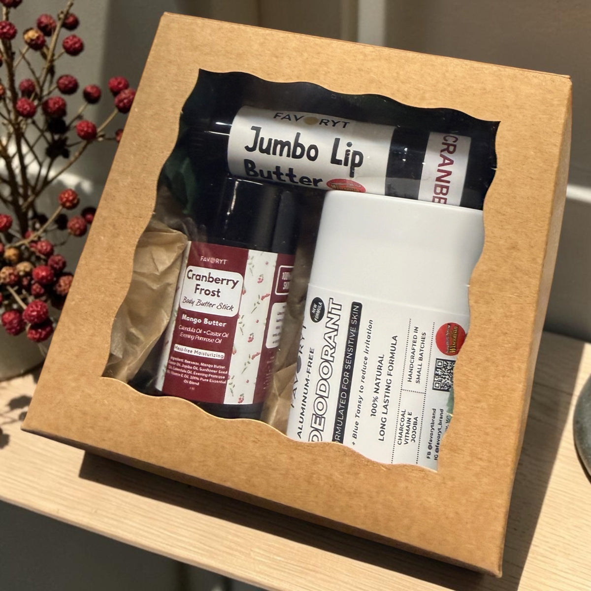 Custom Natural Body Care Gift Set | My Faves Mini Box | FAVORYT