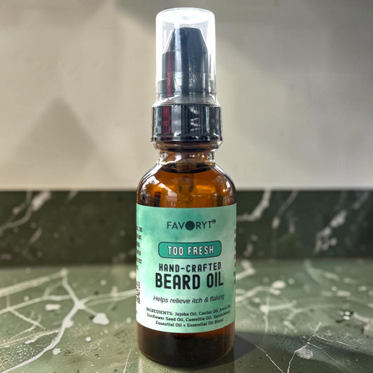 Too Fresh Natural Beard Oil | Softens Beard + Moisturizes Skin