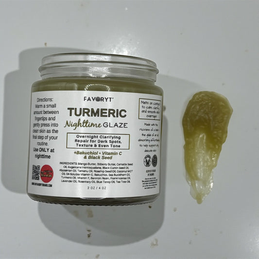Turmeric Nighttime Glaze for Skin Clarity, Dark Spots & Uneven Tone