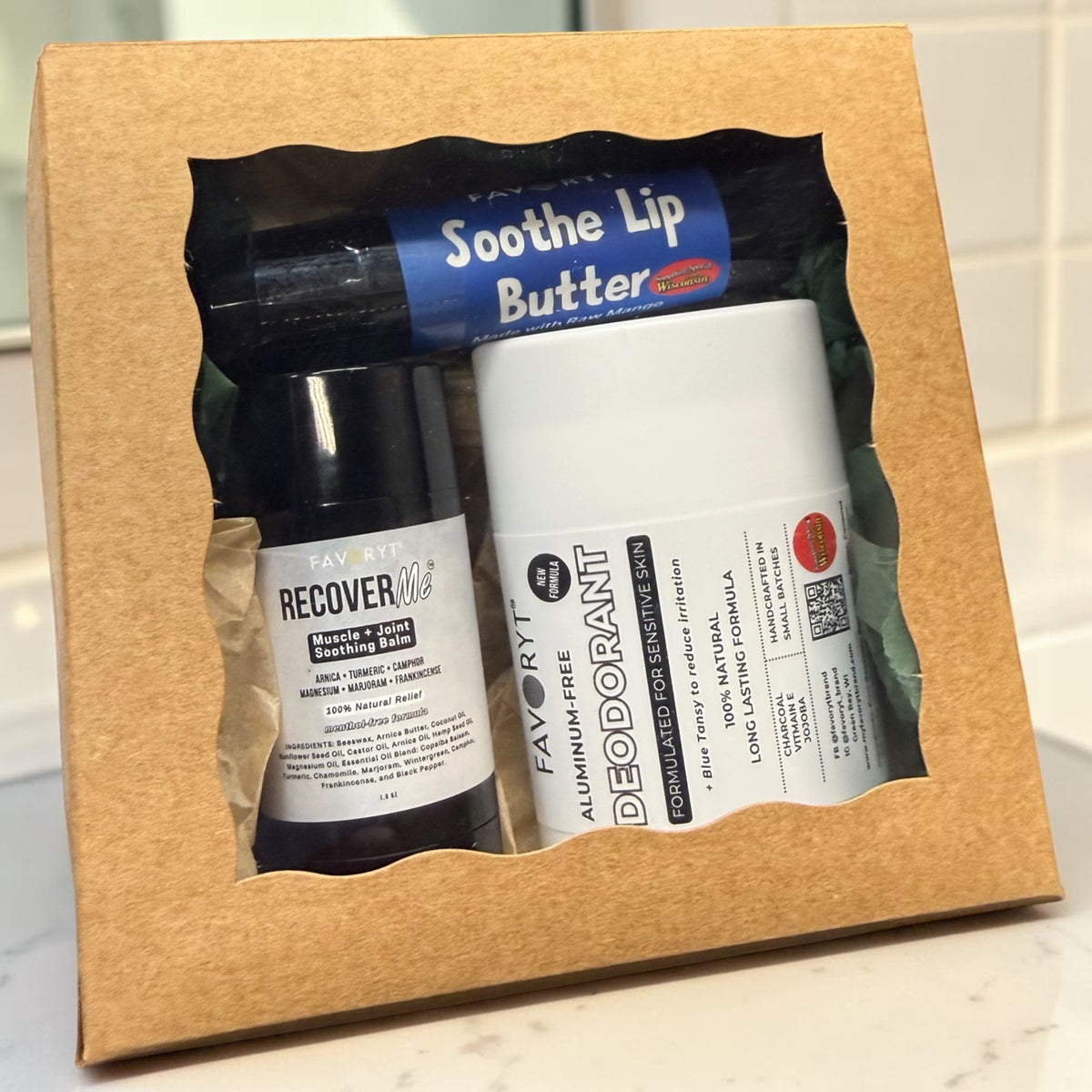Custom Natural Body Care Gift Set | My Faves Mini Box | FAVORYT