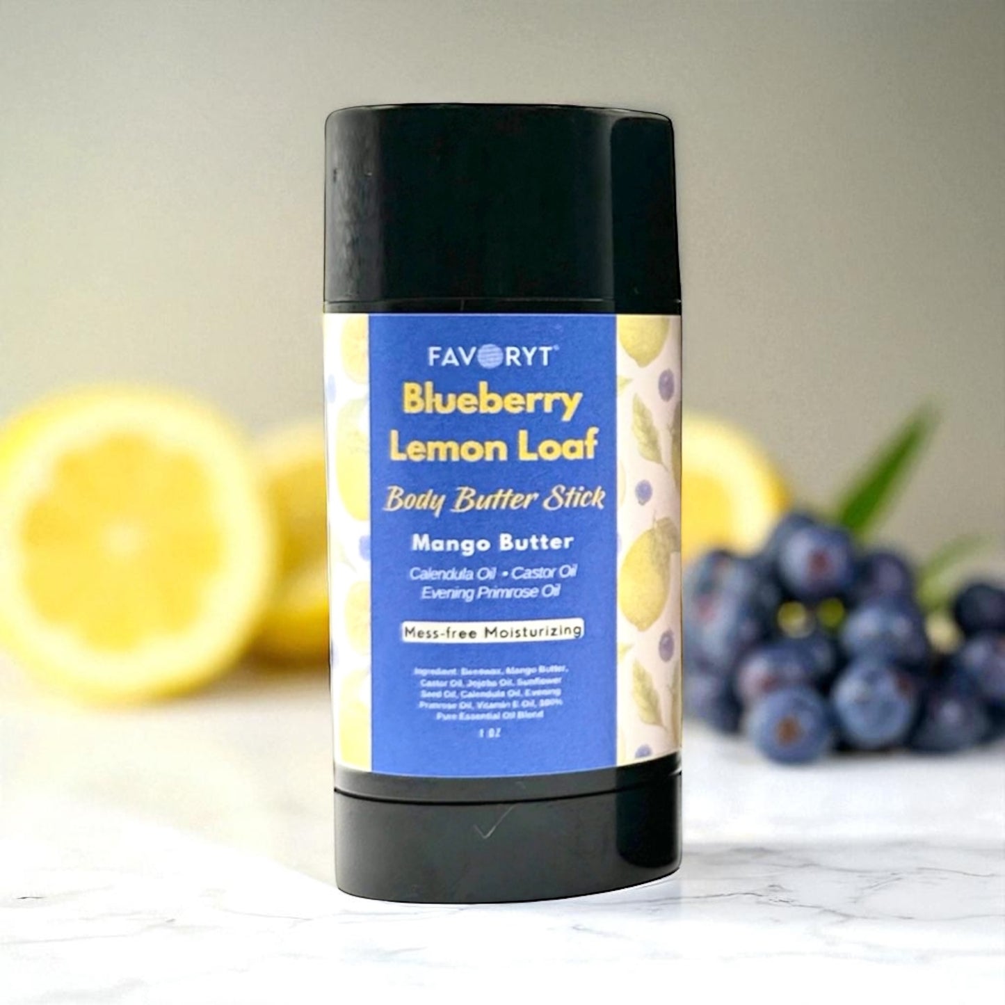 Blueberry Lemon Loaf Body Butter Stick – Limited Edition Holiday Moisturizer