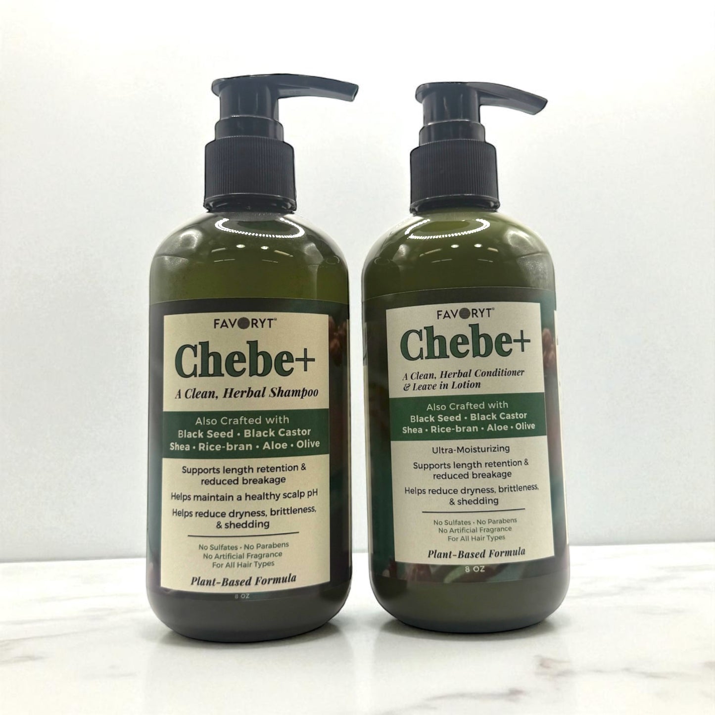 Chebe Botanical Hair Care Set – Strengthening Shampoo, Conditioner & Leave-In for Dry or Breakage-Prone Hair