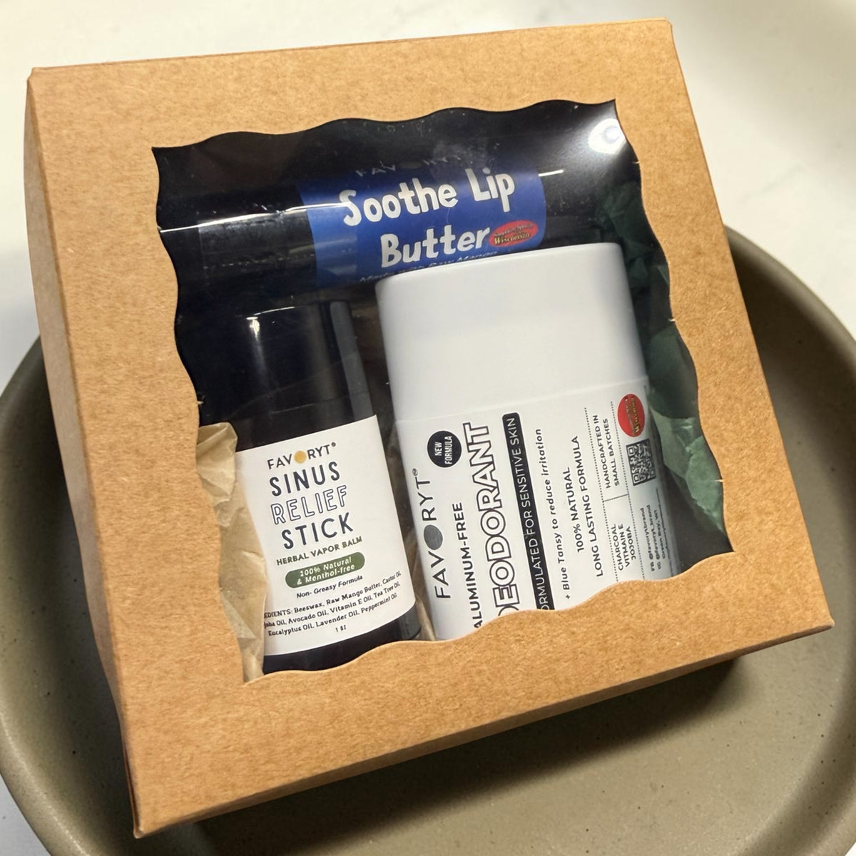 Custom Natural Body Care Gift Set | My Faves Mini Box | FAVORYT