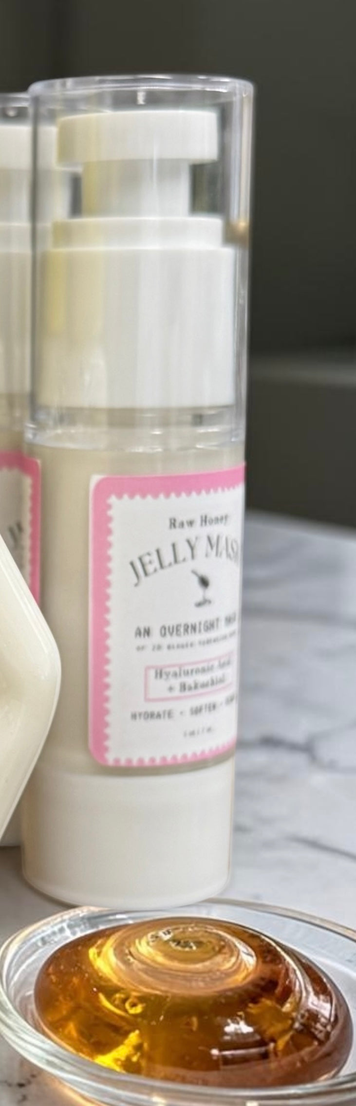 Honey Jelly Overnight Face Mask | Honey + Hyaluronic Acid + Bakuchiol