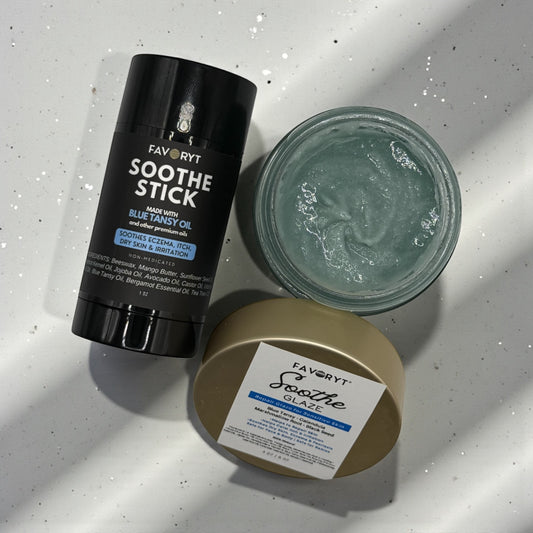 Soothe Home & Away Care Bundle- for Eczema and Dry, Cracked Skin, Soothing effect for itch and irritation, Baby Safe