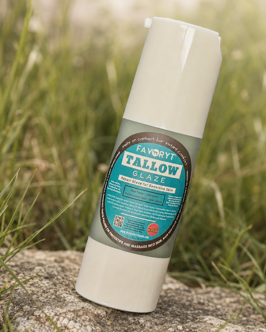 Tallow Soothe Glaze | Grass-Fed Beef Tallow Moisturizer with Blue Tansy & Calendula