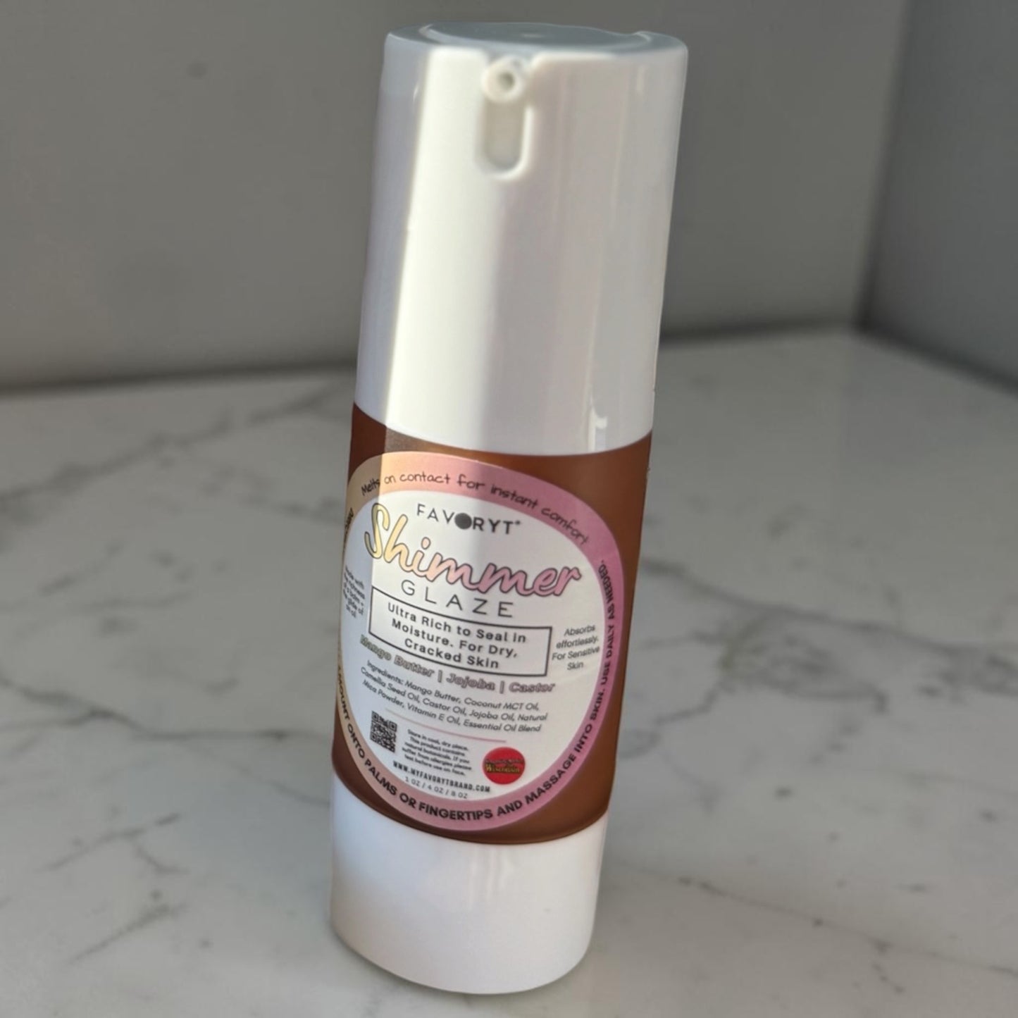Bronze Shimmer Body Glaze – Soft Shimmer for Hydrated, Radiant Skin - Natural Scent