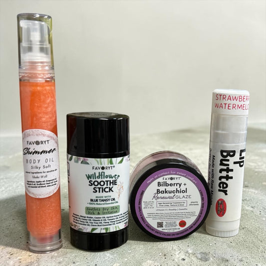 FAVORYT Mother’s Day Self-Care Set | Custom Natural Skincare Gift Bundle