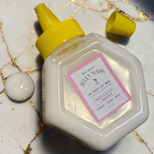 Honey Jelly Overnight Face Mask | Honey + Hyaluronic Acid + Bakuchiol