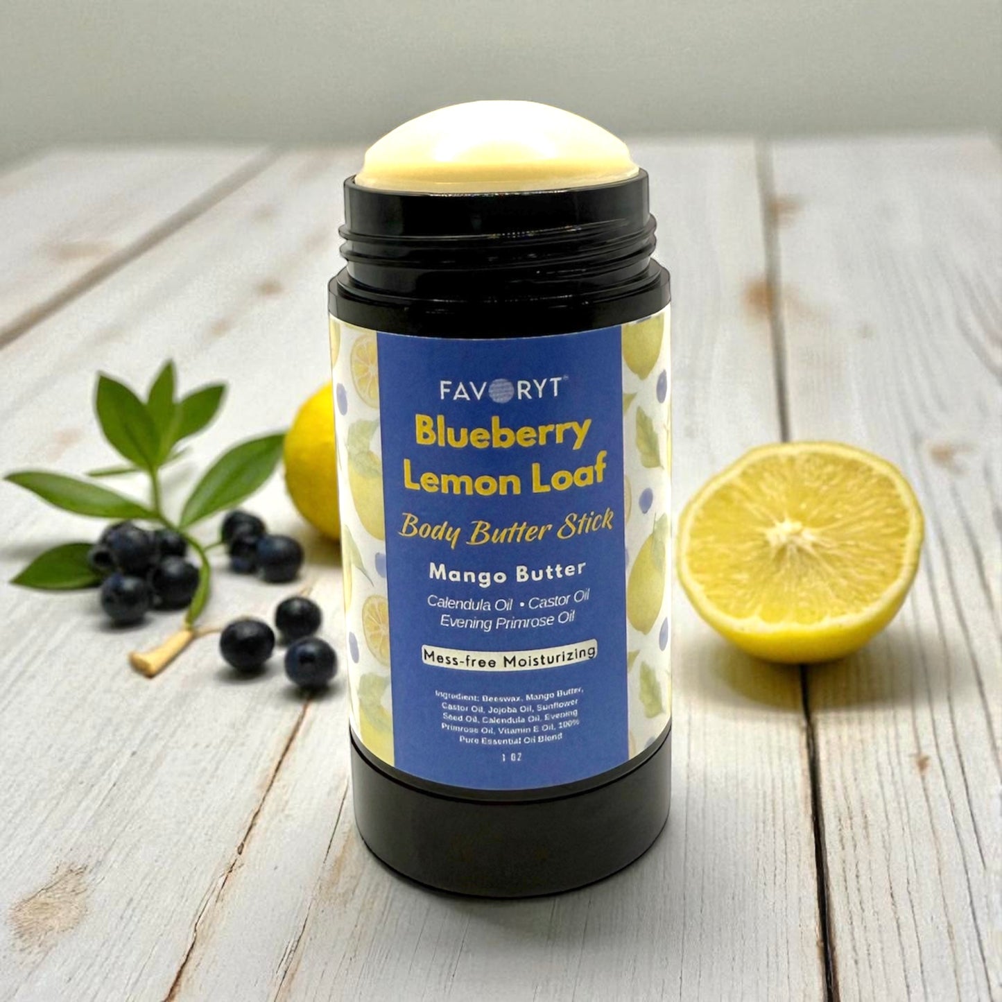 Blueberry Lemon Loaf Body Butter Stick – Limited Edition Holiday Moisturizer