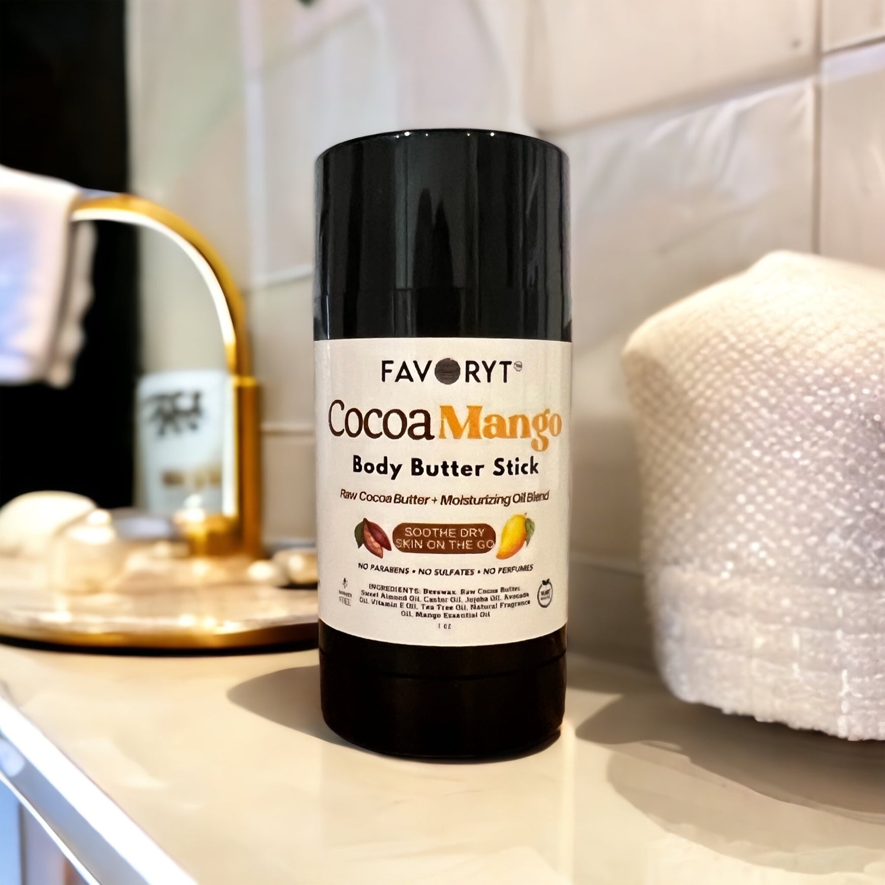 Cocoa Mango Cocoa Butter Skin Balm Stick - FAVORYT BRAND