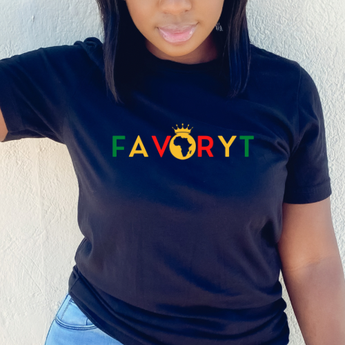 FAVORYT Crown Africa Circle Juneteenth Tee - FAVORYT BRAND