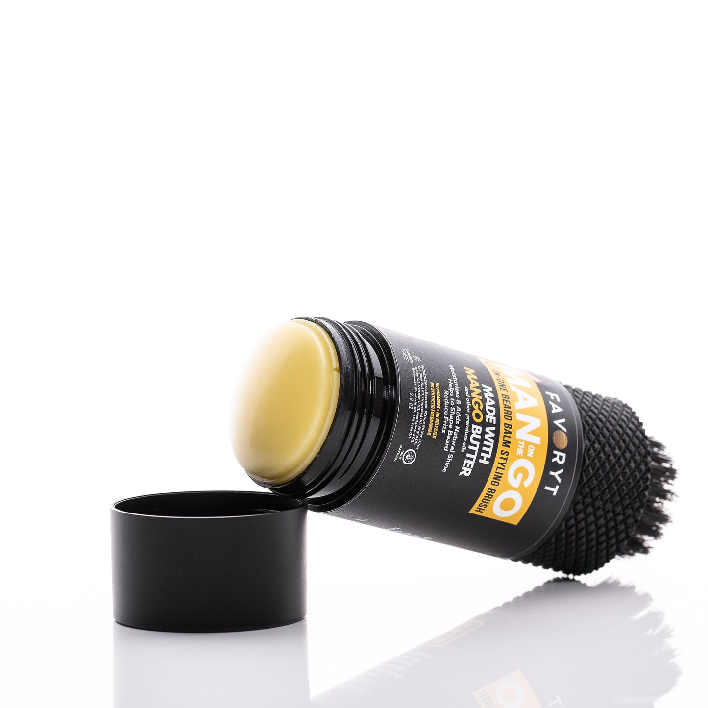 Man on the Go Beard Styling Balm and Brush - FAVORYT BRAND